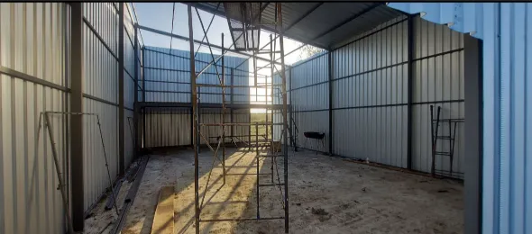 Construcción de ampliación interior